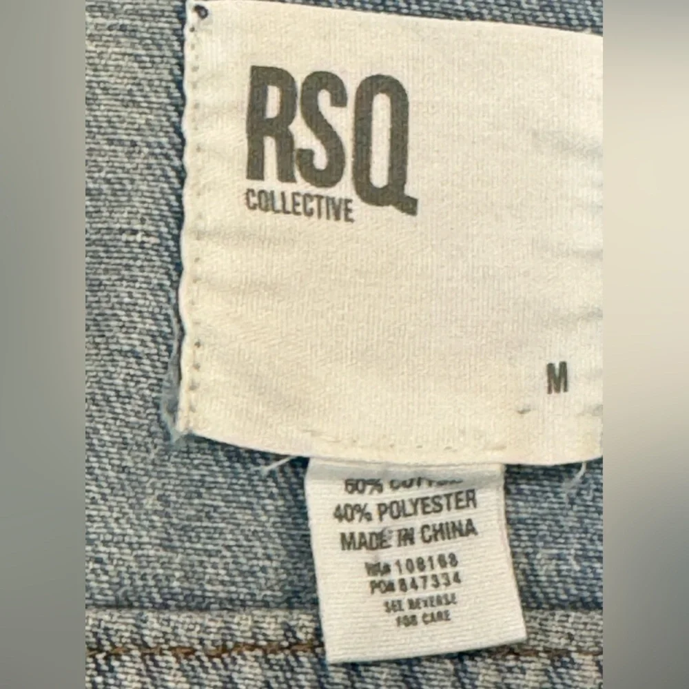 RSQ Collective Denim Jacket Size Medium - Picture 5 of 7